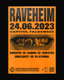 Raveheim Poster 24.06.2023. Astreinstudio.